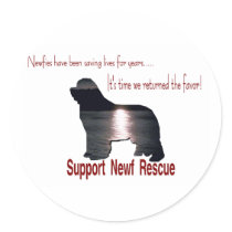 Newfoundland Dog Gifts Stickers