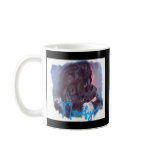 Newfoundland Dog Painting Coffee Mugs