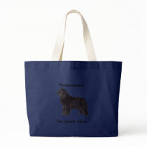 Newfoundland Dog The Gentle Giant Tote Bag