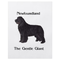 Newfoundland Dog The Gentle Giant Custom Flyer