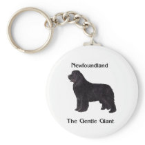 Newfoundland Dog The Gentle Giant Keychain
