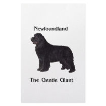 Newfoundland Dog The Gentle Giant Custom Stationery