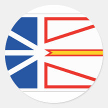 NEWFOUNDLAND FLAG STICKER