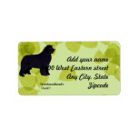 Newfoundland - Green Leaves Design Custom Address Labels