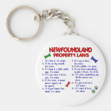 NEWFOUNDLAND Property Laws 2 Key Chains