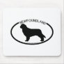 Newfoundland Silhouette Black Mousepad