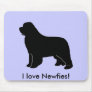 newfoundland silhouette mousepad
