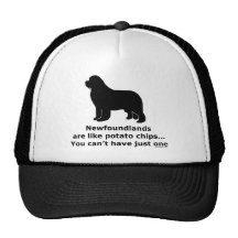 Newfoundlands are like potato chips mesh hat