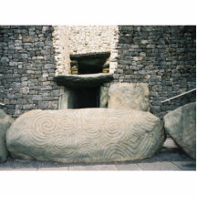 Newgrange Ireland : Ancient Spiral Symbols Photo Sculptures