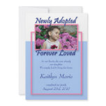 Newly Adopted, Forever Loved ~ Announcements