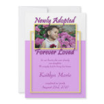 Newly Adopted, Forever Loved ~ Announcements