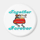 Newly Wed Fridge Magnets