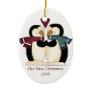 Newly Wed Penguins Ornament