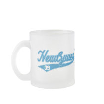 Newlywed '09 (Baseball Script Blue) Coffee Mugs