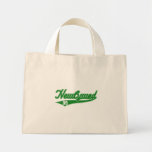 Newlywed '09 (Baseball Script Green) Canvas Bag