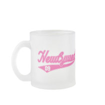 Newlywed '09 (Baseball Script Pink) Mug