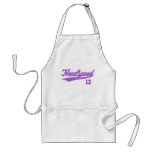 Newlywed 12 (Baseball Script Purple) Apron