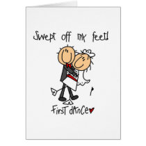 Newlywed First Dance Tshirts and Gifts Greeting Card
