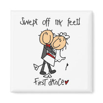 Newlywed First Dance Tshirts and Gifts Refrigerator Magnet