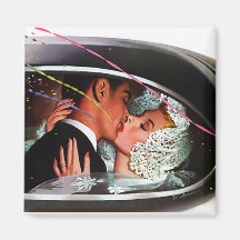 Newlywed Kiss Magnet