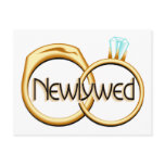 Newlywed Rings Post Card