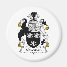 Newman Family Crest Fridge Magnets