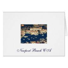 Newport Beach No.3 Painted, Newpor... - Customized Greeting Card