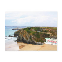 Newquay beach , UK