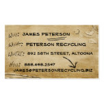 News Biz Recycled Business Card Template