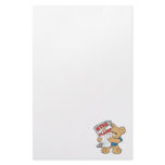 News Flash Teddy Bear Stationery Design