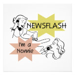 Newsflash I'm a Nonnie Tshirts and Gifts Invitation
