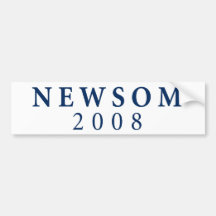 Newsom 2008 autocollant pour voiture