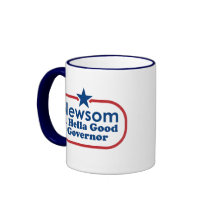 Newsom, a hella good governor coffee mug