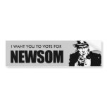 Newsom for Governor 2 Bumper Stickers