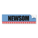 Newsom for Governor 2 Bumper Stickers