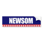 Newsom for Governor Bumper Sticker