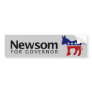 Newsom for governor bumper stickers