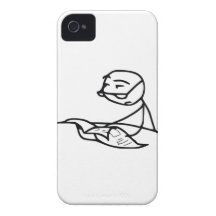 Newspaper Guy iPhone 4 Cover