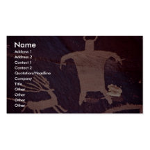 Newspaper Rock, Utah, U.S.A. Business Card