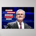 Newt 2012 - 21st Century Contract With America Poster