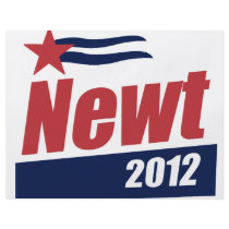Newt 2012 banner flyers