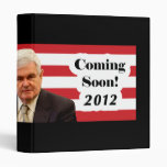 Newt And Improved - Red, White & Blue 3 Ring Binder