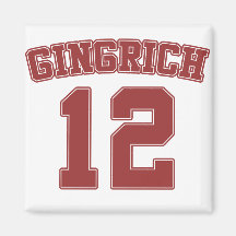 Newt Gingrich 2012 Fridge Magnet