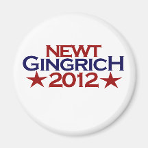 Newt Gingrich 2012 Fridge Magnets