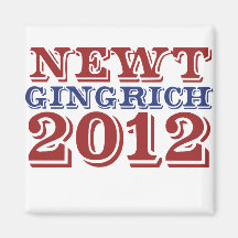 Newt Gingrich 2012 Fridge Magnets