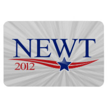 Newt Gingrich 2012 Rectangular Magnets