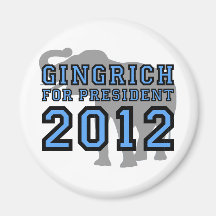 Newt Gingrich 2012 Refrigerator Magnets
