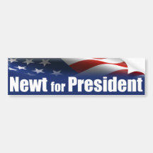 Newt Gingrich for President Bumper Stickers