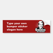 Newt Gingrich for President Bumper Stickers