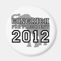 Newt Gingrich Fridge Magnet